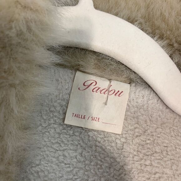 CANADIAN made padou faux fur convertible jacket - Picture 7 of 12